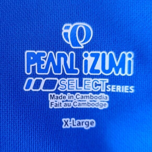 Pearl Izumi Select Series 3/4 Zip Blue Long Sleeve Cycling Jersey Mens XL - Picture 7 of 12